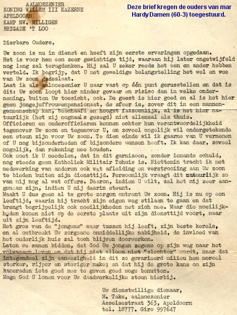 1960 Een brief van de Aal